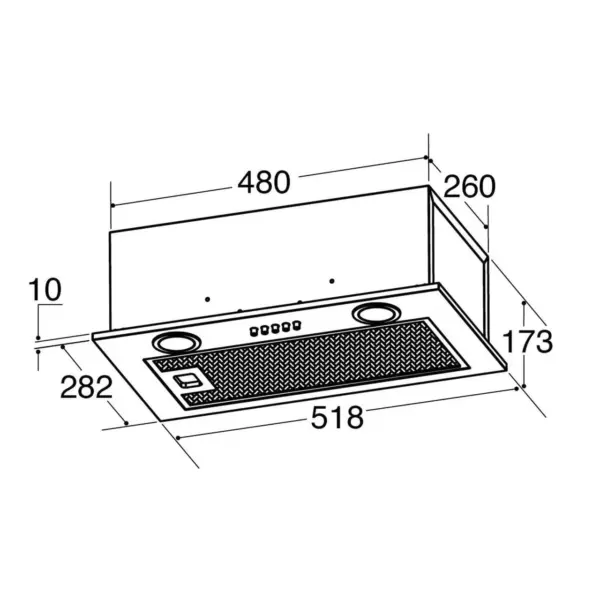 Cca52wh dimensions