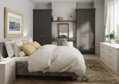 Bella supermatt graphite and supermatt light grey stratford bedroom scaled(1)