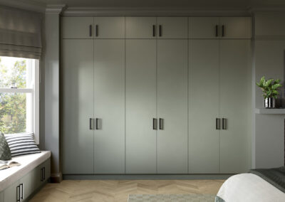 Valore matt smoke green bedroom scaled