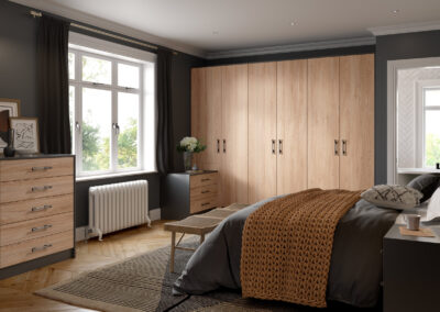 Valore warm walnut and smooth anthracite bedroom scaled