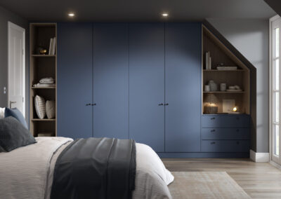 Zurfiz supermatt colonial blue bedroom scaled