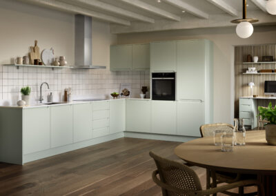 Bella chelsea matt pistachio kitchen