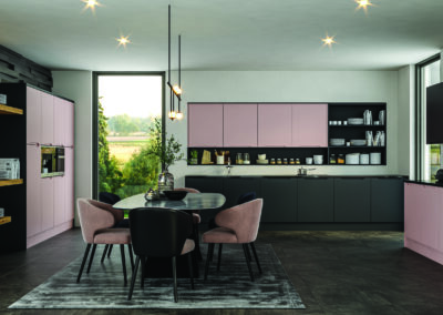 Bella matt blush pink integra full handle option