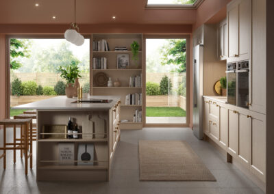 Bella richmond paint flow matt cashmere kitchen