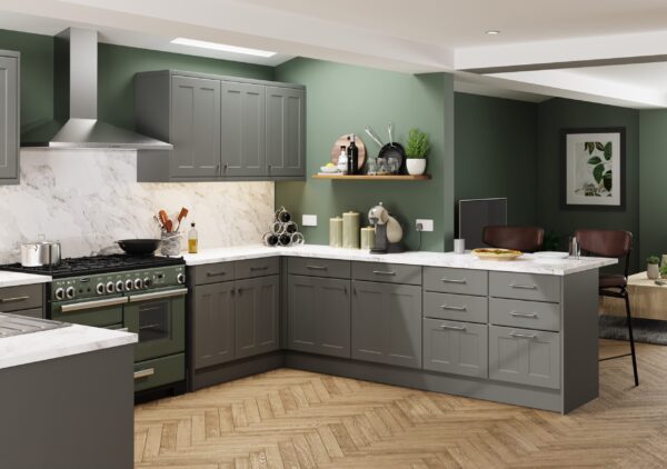 Bella supermatt dust grey chester scaled
