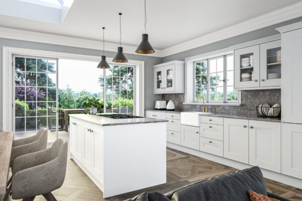 Bella supermatt light grey supermatt white carrick scaled