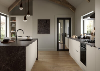 Bella venice supermatt carat beige kitchen