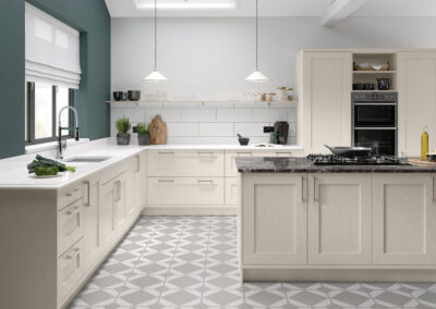 Hadley taupe grey kitchen