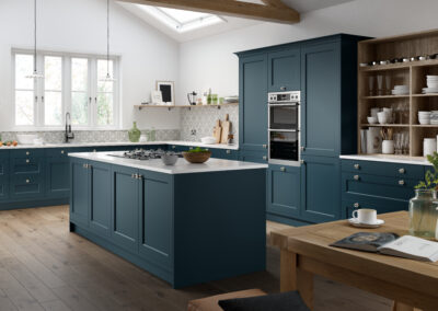 Thornbury shore blue kitchen