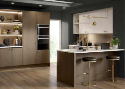 Valore galvano bronze and matt cashmere kitchen