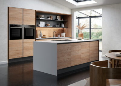 Valore warm walnut and smooth anthracite kitchen
