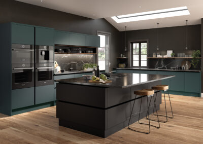 Zurfiz serica matt kombu green serica matt black