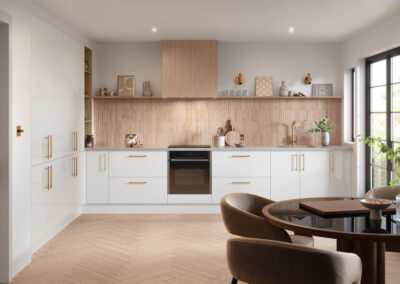Zurfiz supergloss white kitchen
