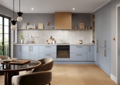 Zurfiz supermatt denim kitchen