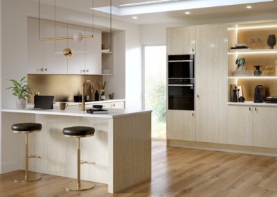 Zurfiz ug trevi and supermatt taupe grey kitchen