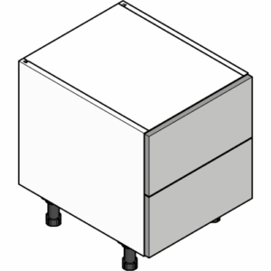 2 drawer bedside 400