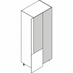 Stable corner wardrobe left