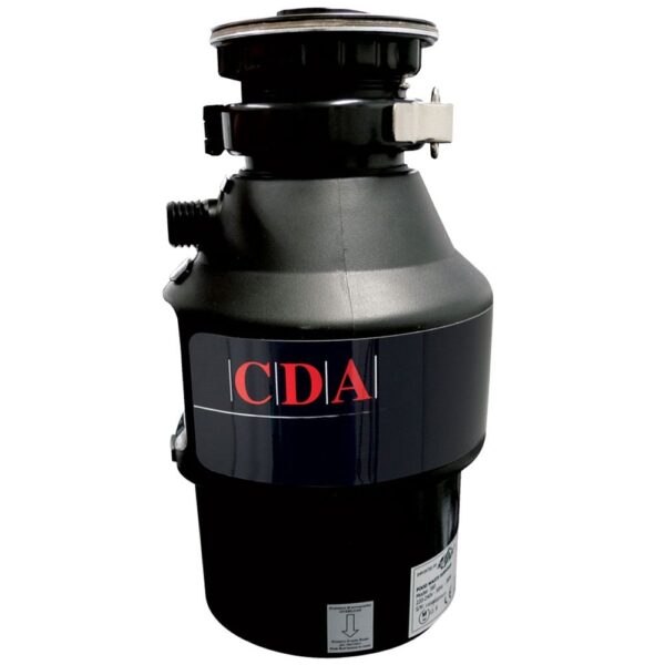 Cda black 1 2 hp 380w waste disposer akd01 p43249 212643 image