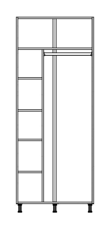 Internal double fitment