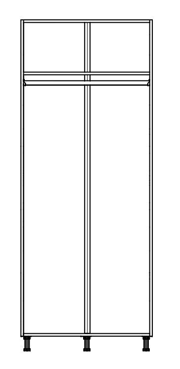 Internal double single hanging