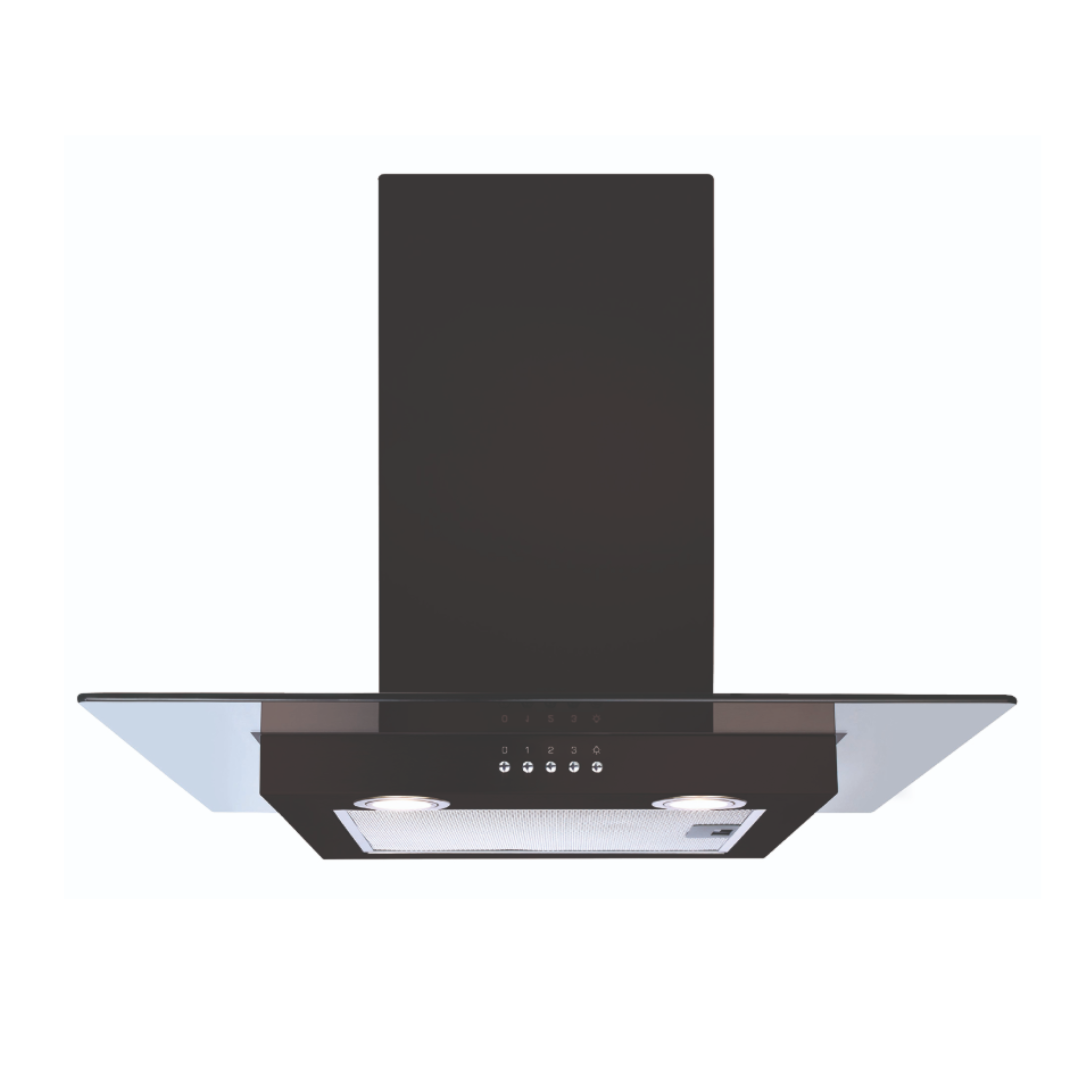 0014733 cda ecn62bl flat glass extractor hood
