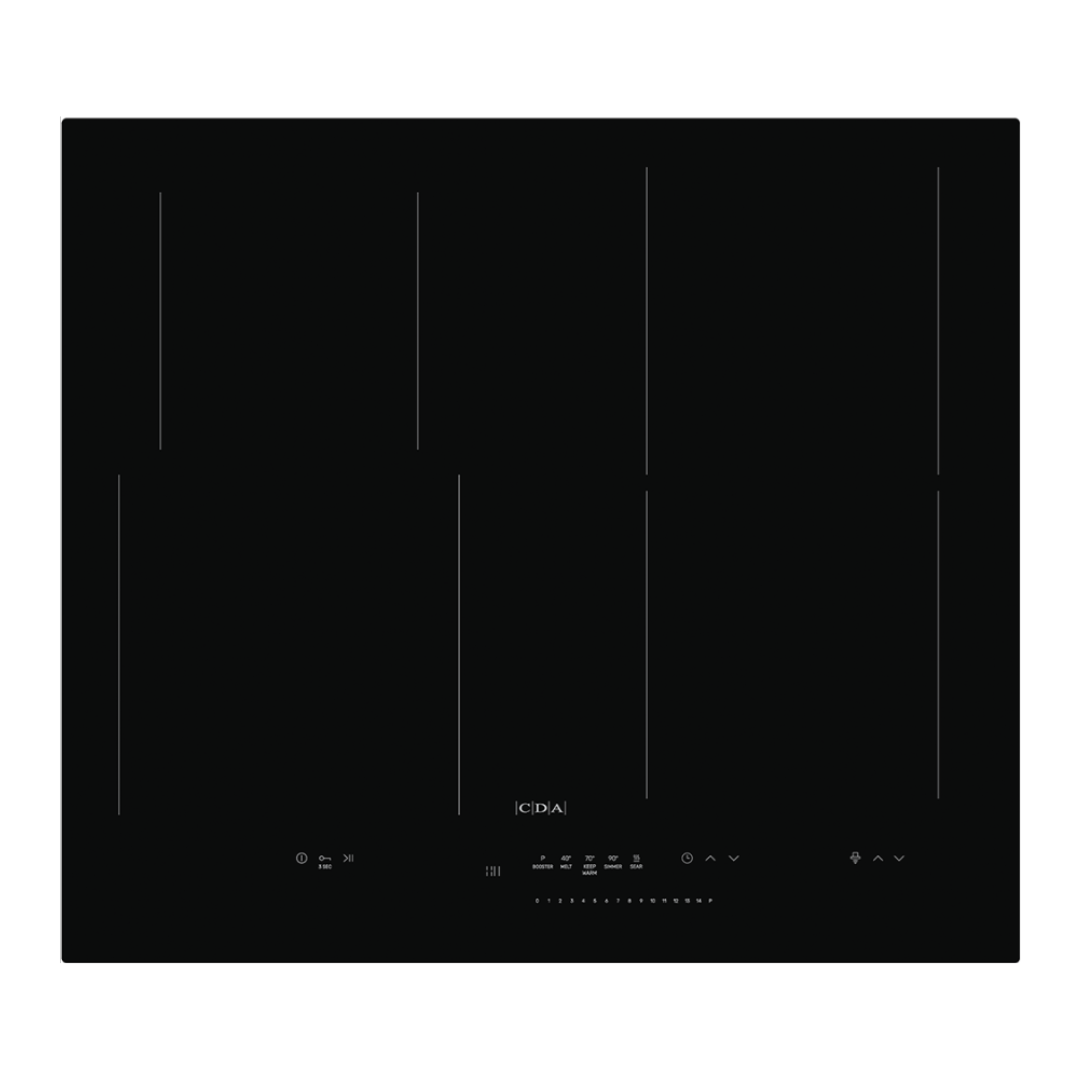 0014598 cda hn6860fr four zone hood connect induction hob
