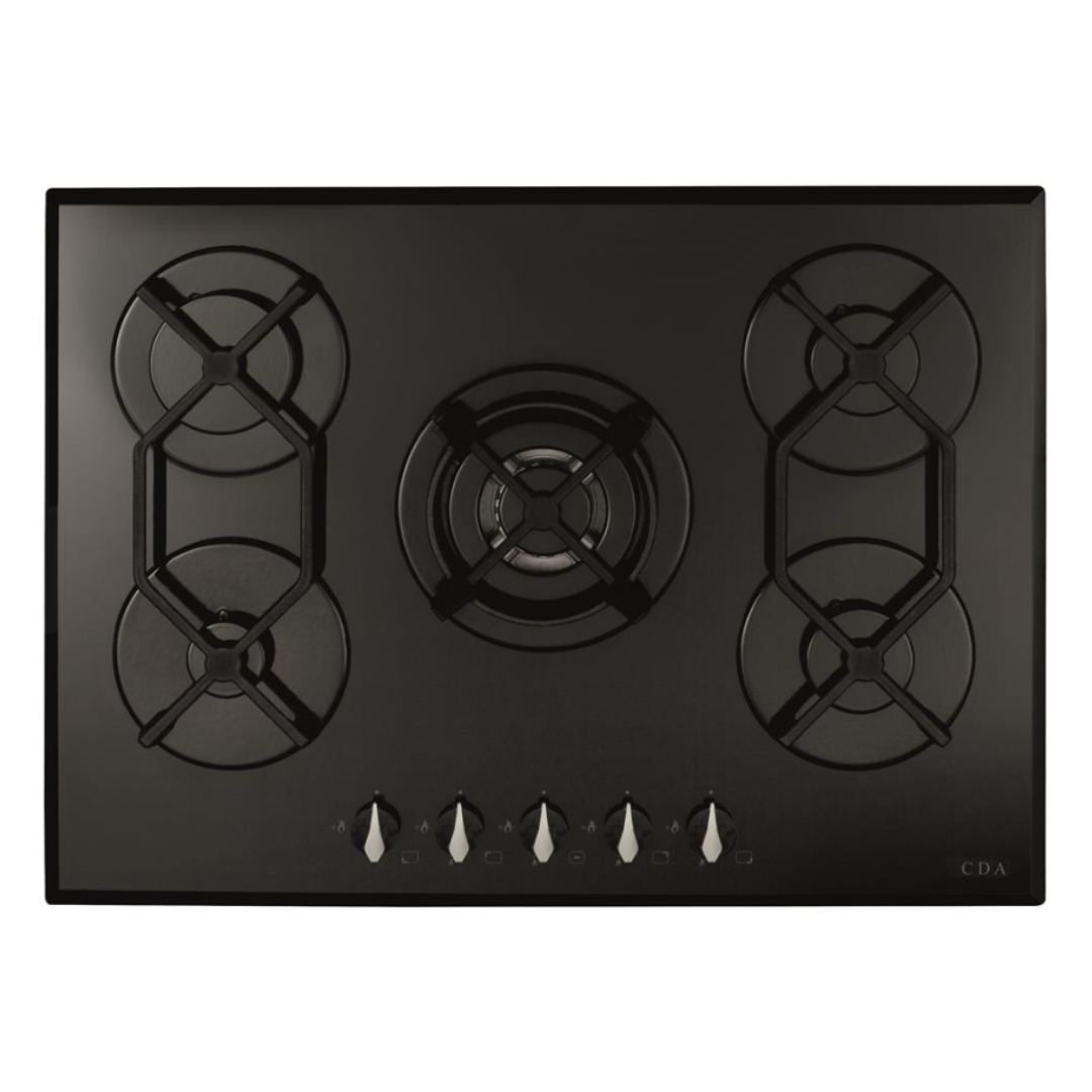 0014625 cda hvg721bl five burner gas glass hob