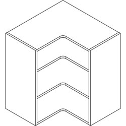 900 x 650 corner wall unit